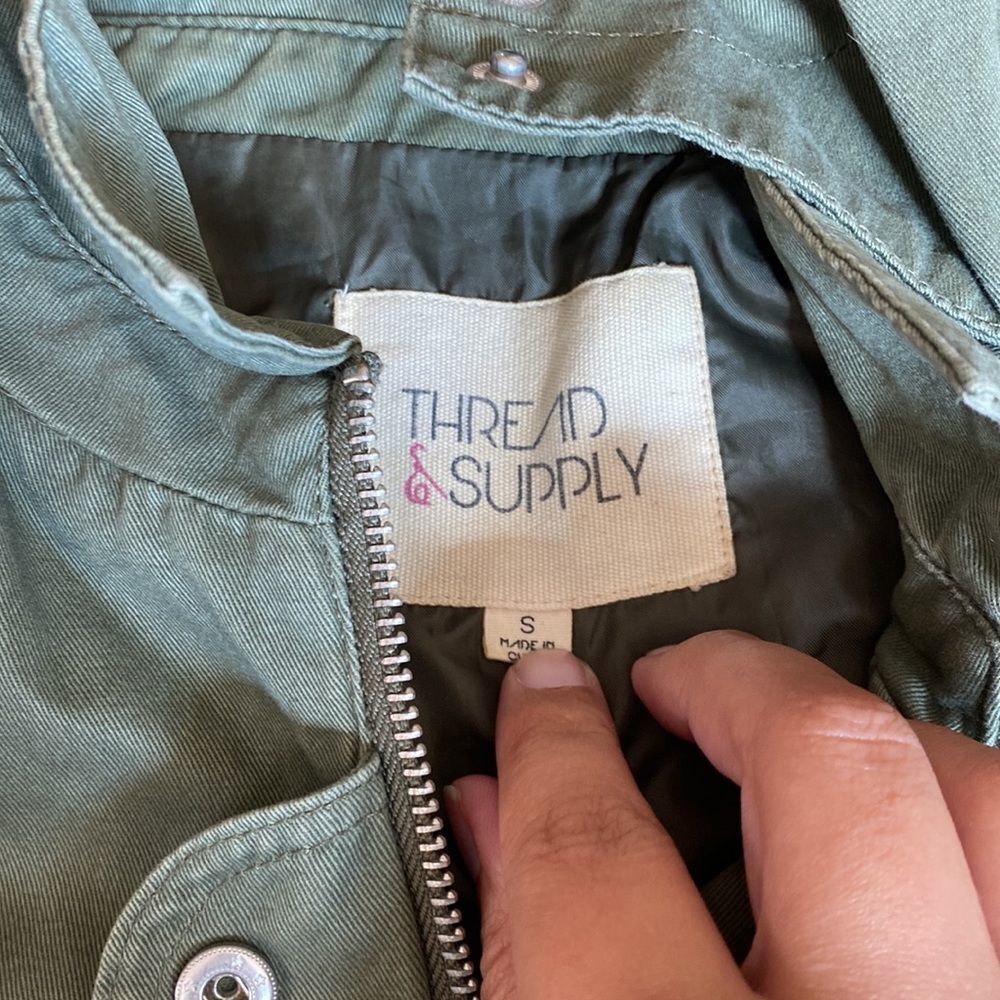Thread & supply green jacket small - Picture 6 of 7